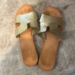 Gold Sandals